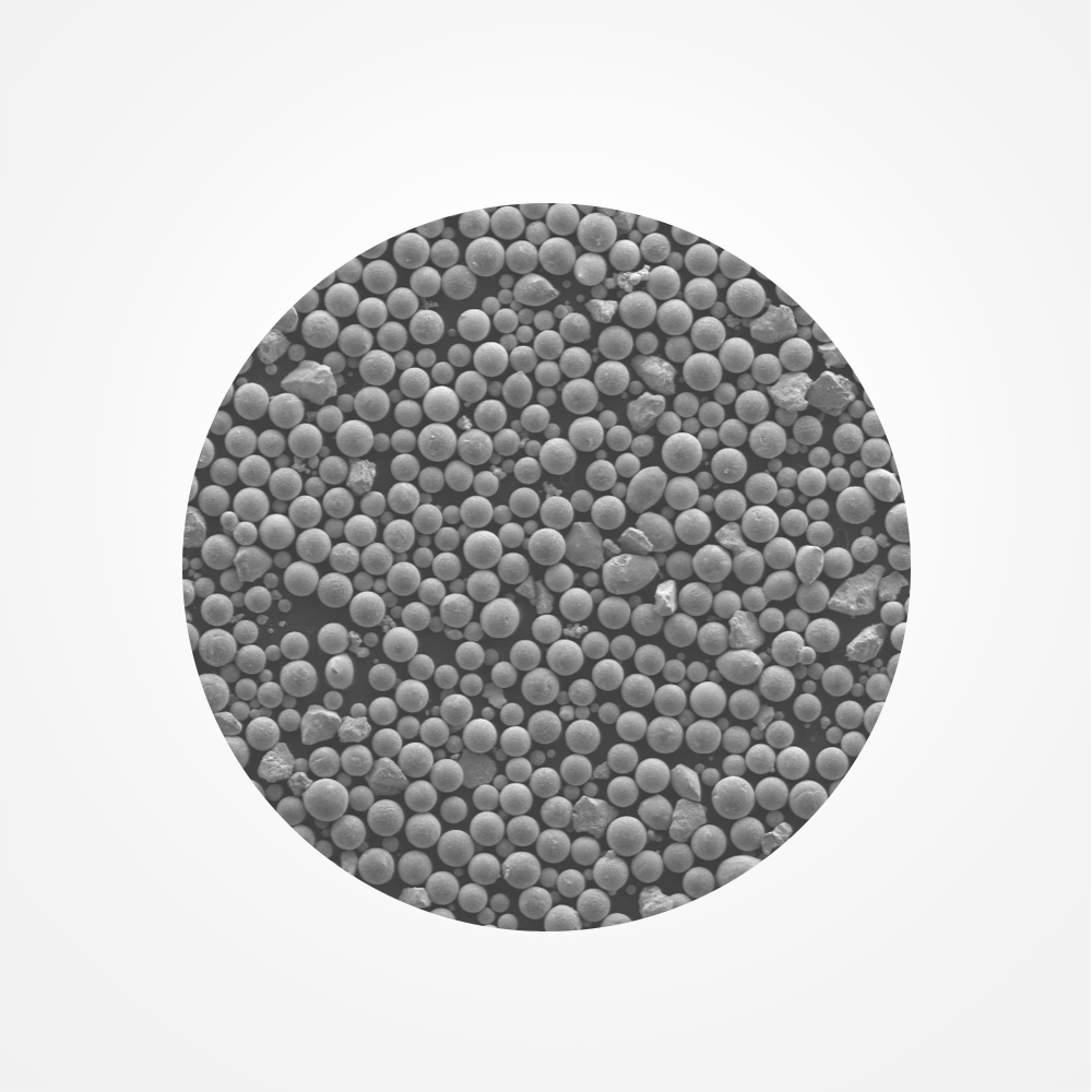 Spherical vanadium powder material